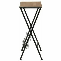 Meilleur prix 👍 Paris Prix - Table & Range-bouteilles Métal "bistro" 65cm Noir ✔️ -Table haute Boutique 33662976 3