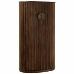 Nouveau 💯 Paris Prix - Meuble De Bar Range-bouteilles "reyi" 164cm Marron 👍