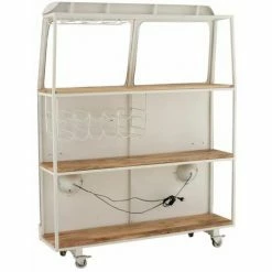 Tout neuf 😀 Paris Prix - Table De Bar Design à Led "auto" 175cm Blanc & Gris 🔥 -Table haute Boutique 33677435 4