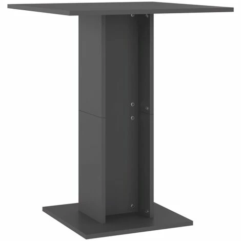 Offres 🎉 TRUE DEAL Table De Bistro Gris 60x60x75 Cm Aggloméré 🔥 4 Offres 🎉 TRUE DEAL Table De Bistro Gris 60x60x75 Cm Aggloméré 🔥 – Image 2