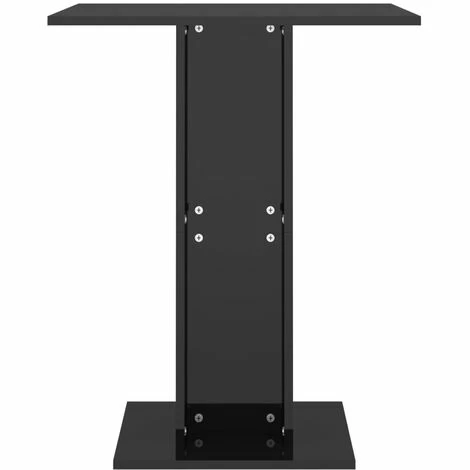 Budget 😍 TRUE DEAL Table De Bistro Noir Brillant 60x60x75 Cm Aggloméré 🔔 6 Budget 😍 TRUE DEAL Table De Bistro Noir Brillant 60x60x75 Cm Aggloméré 🔔 – Image 4