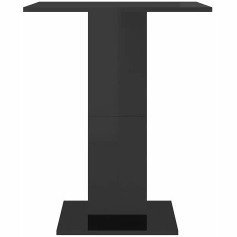 Budget 😍 TRUE DEAL Table De Bistro Noir Brillant 60x60x75 Cm Aggloméré 🔔 7 Budget 😍 TRUE DEAL Table De Bistro Noir Brillant 60x60x75 Cm Aggloméré 🔔 – Image 5