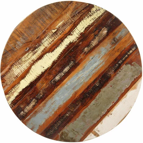 Vente flash 🤩 ASUPERMALL Table De Bistro Ronde Ø70x75 Cm Bois De Recuperation Massif 🎉 6 Vente flash 🤩 ASUPERMALL Table De Bistro Ronde Ø70x75 Cm Bois De Recuperation Massif 🎉 – Image 4