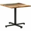 Meilleure affaire 🥰 ASUPERMALL Table De Bistro Carree 80x80x75 Cm Bois De Recuperation Massif 🌟 -Table haute Boutique 34966527 1