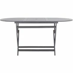 Nouveau 🎉 TRUE DEAL Mobilier à Dîner De Jardin 7 Pcs Bois D'acacia Massif Gris 😀 -Table haute Boutique 35454060 3