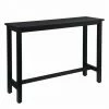 Le moins cher 😉 HELLOSHOP26 Table De Bar Moderne Modèle Noir - Noir ✨ -Table haute Boutique 35570358 1