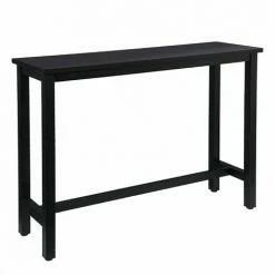 Le moins cher 😉 HELLOSHOP26 Table De Bar Moderne Modèle Noir - Noir ✨