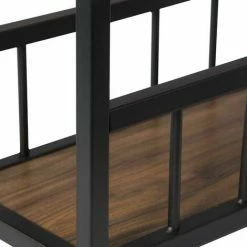 Promo ⌛ HELLOSHOP26 1 X Table De Bar + 2 X Tabourets De Bar Avec 2 étagères En Structure Métallique Et MDF Hêtre Foncé - Beige 🔥 8 Promo ⌛ HELLOSHOP26 1 X Table De Bar + 2 X Tabourets De Bar Avec 2 étagères En Structure Métallique Et MDF Hêtre Foncé - Beige 🔥 -Table haute Boutique 35570396 3