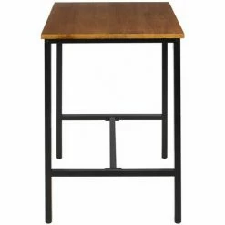 Meilleure affaire 👍 HELLOSHOP26 Table Bistrot 110 Cm En Bois Avec Structure En Métal - Bois ❤️ 9 Meilleure affaire 👍 HELLOSHOP26 Table Bistrot 110 Cm En Bois Avec Structure En Métal - Bois ❤️ -Table haute Boutique 35570436 3