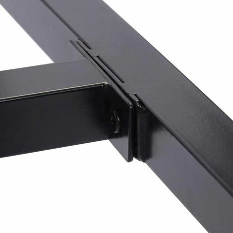 Meilleure affaire 👍 HELLOSHOP26 Table Bistrot 110 Cm En Bois Avec Structure En Métal - Bois ❤️ 6 Meilleure affaire 👍 HELLOSHOP26 Table Bistrot 110 Cm En Bois Avec Structure En Métal - Bois ❤️ – Image 4