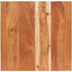 Meilleure vente ✔️ Table De Bar Au Bord Naturel 50x50x110 Cm Bois D'acacia Massif VidaXL 🔔 -Table haute Boutique 35814203 3