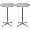 Grosses soldes 😍 DEUBA 2x Table De Bar Pliable 2 En 1 Alu Hauteur Réglable - 70cm/115cm- Cuisine Jardin 🔔 2 Grosses soldes 😍 DEUBA 2x Table De Bar Pliable 2 En 1 Alu Hauteur Réglable - 70cm/115cm- Cuisine Jardin 🔔 -Table haute Boutique 36229137 1