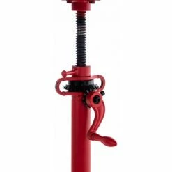 Meilleur prix 😉 DéCOSHOP26 Table Haute En Bois Massif Et Métal Rouge Vieilli Hauteur Réglable Style Industriel - Rougeed 👍 -Table haute Boutique 36789984 4