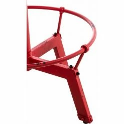 Meilleur prix 😉 DéCOSHOP26 Table Haute En Bois Massif Et Métal Rouge Vieilli Hauteur Réglable Style Industriel - Rougeed 👍 -Table haute Boutique 36789984 5