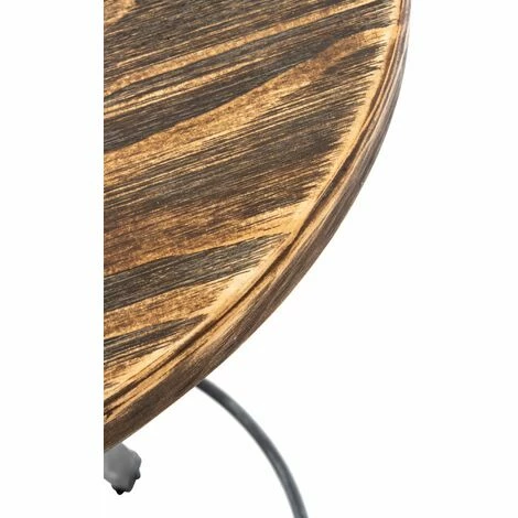 Meilleure affaire ✨ DéCOSHOP26 Table Haute En Bois Massif Et Métal Argenté Hauteur Réglable Style Industriel - Argentéer 🧨 4 Meilleure affaire ✨ DéCOSHOP26 Table Haute En Bois Massif Et Métal Argenté Hauteur Réglable Style Industriel - Argentéer 🧨 – Image 2