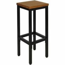 Offres ⌛ HELLOSHOP26 Ensemble Table De Bar Table De Bistrot En 3 Parties Avec 2 Chaises Chêne - Beige 🧨 -Table haute Boutique 36870626 5