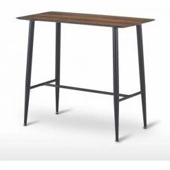Top 10 💯 Paris Prix - Table De Bar Design "mange Debout" 115cm Naturel 👍 -Table haute Boutique 36890245 3
