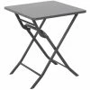 Tout neuf 🛒 Table Bistro Central Park Stacy En Acier Anthracite 60x60cm - Gris 😀 1 Tout neuf 🛒 Table Bistro Central Park Stacy En Acier Anthracite 60x60cm - Gris 😀 -Table haute Boutique 37011803 1