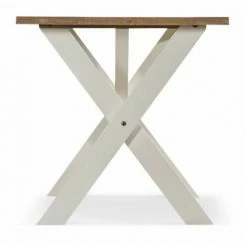 Top 10 ❤️ DECORATION D’AUTREFOIS Table Haute Bois Blanc Césuré 160x105x88.5cm - Blanc ✔️ -Table haute Boutique 37392232 4