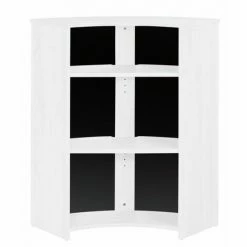 De gros ⭐ BEAUX MEUBLES PAS CHERS Meuble Comptoir, Meuble Bar 96 Cm Face Noire - Coloris: Blanc ⌛