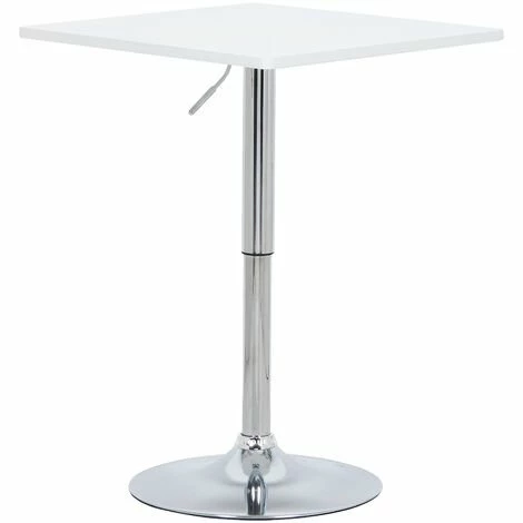 Le moins cher ⌛ WOLTU Table De Bar En MDF Avec Pied. Table Carrée. Hauteur Réglable. 60 X 60cm. Blanc 🛒 3 Le moins cher ⌛ WOLTU Table De Bar En MDF Avec Pied. Table Carrée. Hauteur Réglable. 60 X 60cm. Blanc 🛒