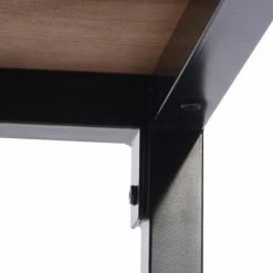 Coupon ❤️ WOLTU 1 X Table De Bar. Table De Bistrot.Table à Manger. Structure En Métal.Plateau En Bois Massif. 66x66x110cm 🔥 -Table haute Boutique 38232817 3