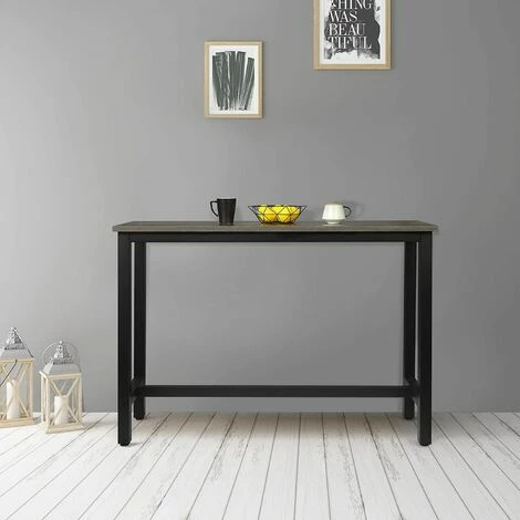 Acheter 🧨 WOLTU 1 X Table De Bar. Table De Bistrot. Table à Manger. Structure En Métal. Plateau En MDF. 140x40x100 Cm. Noir+Rouille 🎉 4 Acheter 🧨 WOLTU 1 X Table De Bar. Table De Bistrot. Table à Manger. Structure En Métal. Plateau En MDF. 140x40x100 Cm. Noir+Rouille 🎉 – Image 2