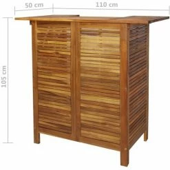 Grosses soldes 💯 HAPPYSHOPPING Table Et Chaises De Bar 3 Pcs Bois D'acacia Massif 😉 -Table haute Boutique 39443546 5