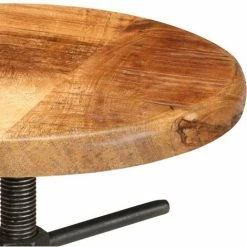 De gros ⌛ HAPPYSHOPPING Chaises De Bar 2 Pcs Bois De Manguier Solide 😉 -Table haute Boutique 39457351 4