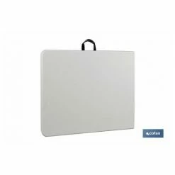 Bon marché 🤩 OTROS Tavolo Pieghevole Rettangolare Blanca 122x60x74cm 👍 -Table haute Boutique 39791919 4
