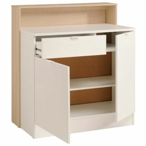 Tout neuf ⭐ CONCEPT-USINE Meuble De Bar Avec Rangements Et Tablette Amovible Bois OKO ⌛ 5 Tout neuf ⭐ CONCEPT-USINE Meuble De Bar Avec Rangements Et Tablette Amovible Bois OKO ⌛ – Image 4