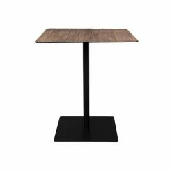 Sortie ⭐ DUTCHBONE Table Carrée 70x93 Cm Décor Chêne Et Métal - BRAZA 😍