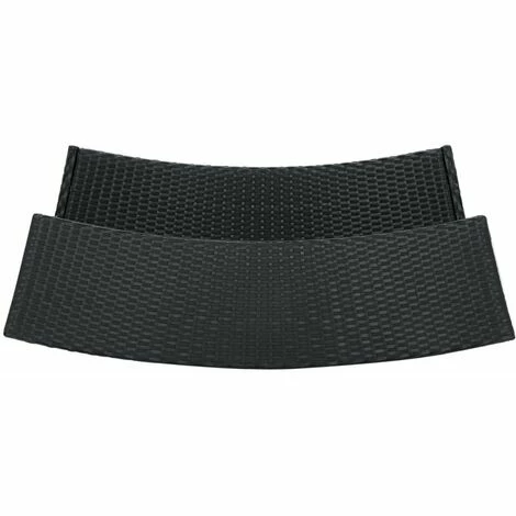 Top 10 🛒 HAPPYSHOPPING Table De Bar De Jardin Noir 120x55x110 Cm Resine Tressee 🤩 7 Top 10 🛒 HAPPYSHOPPING Table De Bar De Jardin Noir 120x55x110 Cm Resine Tressee 🤩 – Image 5