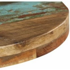 De gros 🎁 HAPPYSHOPPING Table De Bistro Ronde Ø50x75 Cm Bois De Recuperation Massif ❤️ -Table haute Boutique 40270451 3