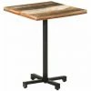 Bon marché 🔔 HAPPYSHOPPING Table De Bistro Carree 60x60x75 Cm Bois De Recuperation Massif 🥰 -Table haute Boutique 40270457 1