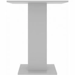 Sortie 💯 HAPPYSHOPPING Table De Bistro Gris 60x60x75 Cm Agglomere ✨ -Table haute Boutique 40285419 5