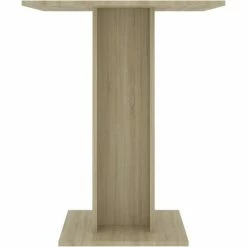 Meilleur prix 👏 HAPPYSHOPPING Table De Bistro Chene Sonoma 60x60x75 Cm Agglomere 💯 -Table haute Boutique 40285429 4