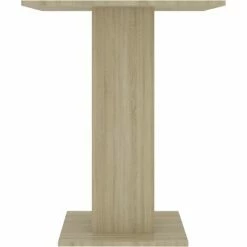 Meilleur prix 👏 HAPPYSHOPPING Table De Bistro Chene Sonoma 60x60x75 Cm Agglomere 💯 -Table haute Boutique 40285429 5