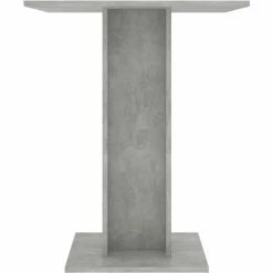 Meilleure affaire ✔️ HAPPYSHOPPING Table De Bistro Gris Beton 60x60x75 Cm Agglomere 😀 -Table haute Boutique 40285441 4