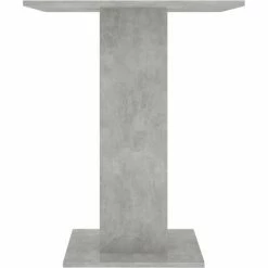 Meilleure affaire ✔️ HAPPYSHOPPING Table De Bistro Gris Beton 60x60x75 Cm Agglomere 😀 -Table haute Boutique 40285441 5