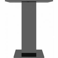 Meilleure affaire ⌛ HAPPYSHOPPING Table De Bistro Noir Brillant 60x60x75 Cm Agglomere 🔔 -Table haute Boutique 40285475 5