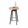 Grosses soldes ⭐ FORNORD Table De Bar Ronde Style Industriel En Bois Et Métal Noir Ajustable - Bois 💯 2 Grosses soldes ⭐ FORNORD Table De Bar Ronde Style Industriel En Bois Et Métal Noir Ajustable - Bois 💯 -Table haute Boutique 40525861 1
