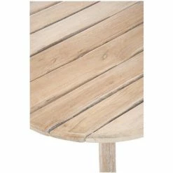 Remise 🥰 LES TENDANCES Table De Bar Ronde Bois Massif Clair Azura D 75 Cm 😀 -Table haute Boutique 40649555 2