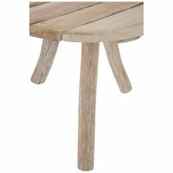 Remise 🥰 LES TENDANCES Table De Bar Ronde Bois Massif Clair Azura D 75 Cm 😀 -Table haute Boutique 40649555 3