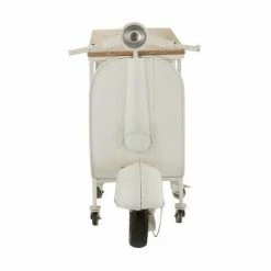 Budget ❤️ LES TENDANCES Bar Scooter Métal Blanc Et Manguier Massif Clair Nayra ✔️ 9 Budget ❤️ LES TENDANCES Bar Scooter Métal Blanc Et Manguier Massif Clair Nayra ✔️ -Table haute Boutique 40649652 3