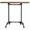 Top 10 ⌛ LES TENDANCES Table De Bar Orme Massif Recyclé Foncé Et Pieds Métal Noir Buck 😀 2 Top 10 ⌛ LES TENDANCES Table De Bar Orme Massif Recyclé Foncé Et Pieds Métal Noir Buck 😀 -Table haute Boutique 40682091 1