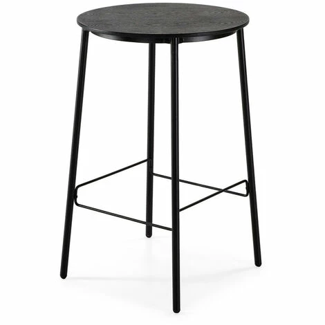 Grosses soldes 🤩 LES TENDANCES Table Haute Ronde Bois Massif Et Pieds Métal Noir Lava 70 Cm 🧨 3 Grosses soldes 🤩 LES TENDANCES Table Haute Ronde Bois Massif Et Pieds Métal Noir Lava 70 Cm 🧨