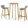 Coupon 🧨 HAPPYSHOPPING Mobilier De Bar 3 Pcs Bois D'acacia Solide 🛒 2 Coupon 🧨 HAPPYSHOPPING Mobilier De Bar 3 Pcs Bois D'acacia Solide 🛒 -Table haute Boutique 41421797 1