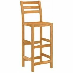 Acheter ✨ HAPPYSHOPPING Ensemble De Bar D'exterieur 3 Pcs Bois D'acacia Massif 😀 -Table haute Boutique 41956937 5