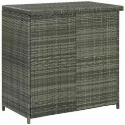 Meilleure vente 🎁 HAPPYSHOPPING Ensemble De Bar 3 Pcs Resine Tressee Gris 🎁 11 Meilleure vente 🎁 HAPPYSHOPPING Ensemble De Bar 3 Pcs Resine Tressee Gris 🎁 -Table haute Boutique 41959953 5